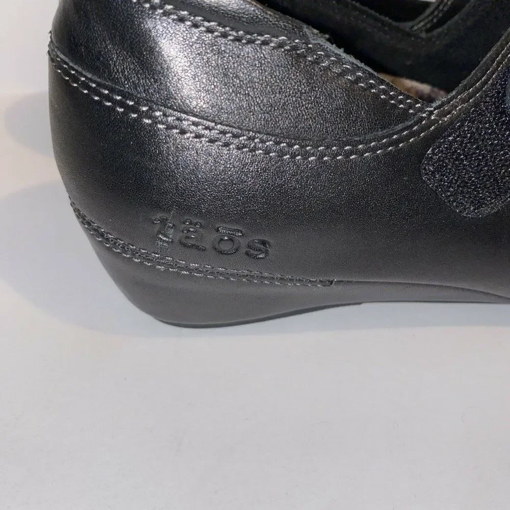 Taos Black Leather Mary Jane With Buckle Women 7.5
